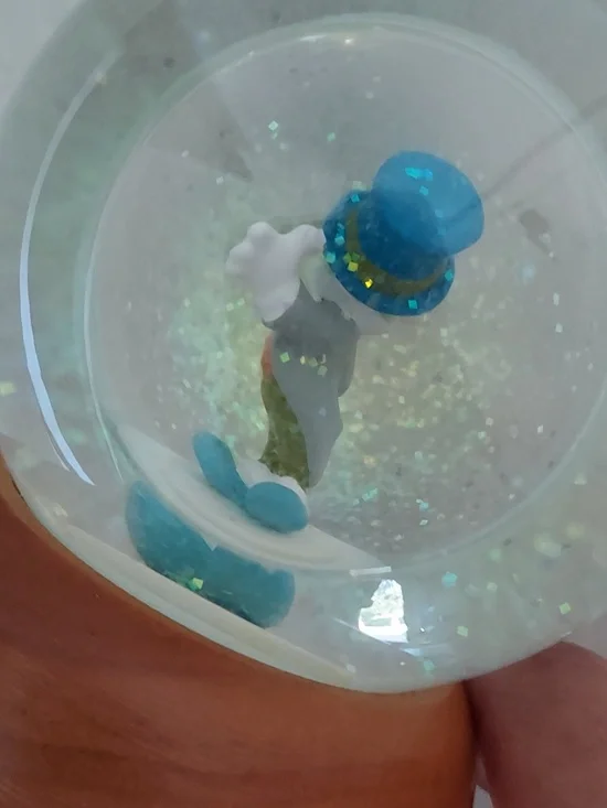 VINTAGE Disney Jiminy Cricket Crystal Snow Globe - The First Limited Edition - Picture 9 of 9